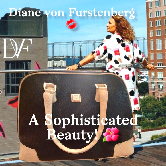 Diane von Furstenberg Travel Shoulder Bag. 👜 - Picture 2 of 15